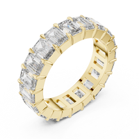 Emerald Cut Diamond Eternity Band