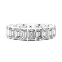 Emerald Cut Diamond Eternity Band