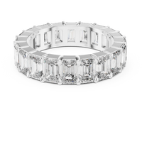 Emerald Cut Diamond Eternity Band