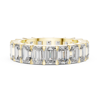 Emerald Cut Diamond Eternity Band