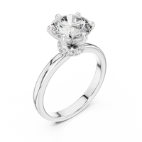 Round Solitaire Classic Engagement Ring