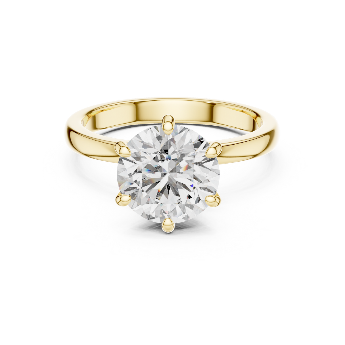 Round Solitaire Classic Engagement Ring