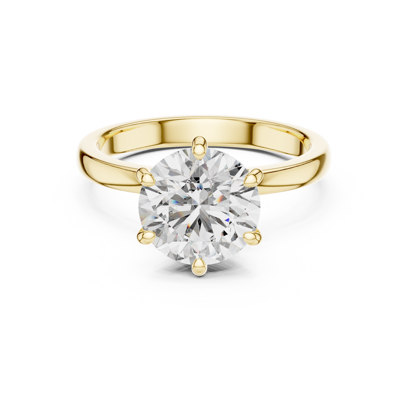 Round Solitaire Classic Engagement Ring