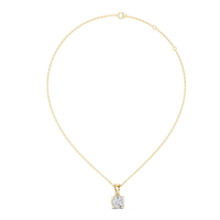 Classic Round Solitaire Diamond Pendant Necklace