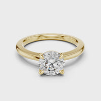 Classic Round Solitaire Engagement Ring