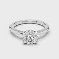 Classic Round Solitaire Engagement Ring